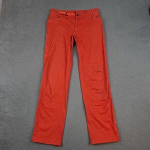 Black Diamond Pants Mens 31 Red Outdoor Climbing Stretch Casual Belted